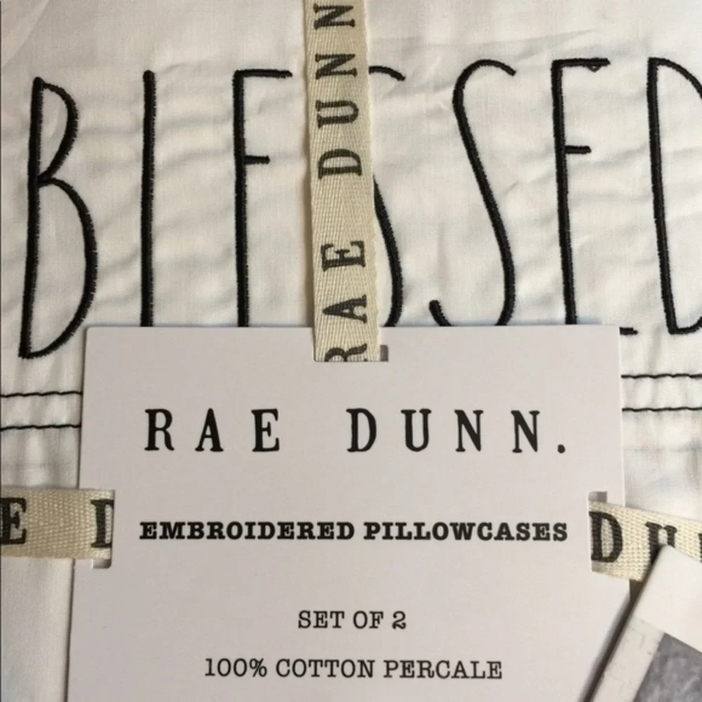NWT Rae Dunn‎ BLESSED Pillowcases